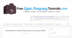 Desktop Screenshot of freedigitalphotographytutorials.com