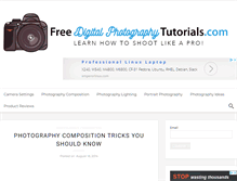 Tablet Screenshot of freedigitalphotographytutorials.com